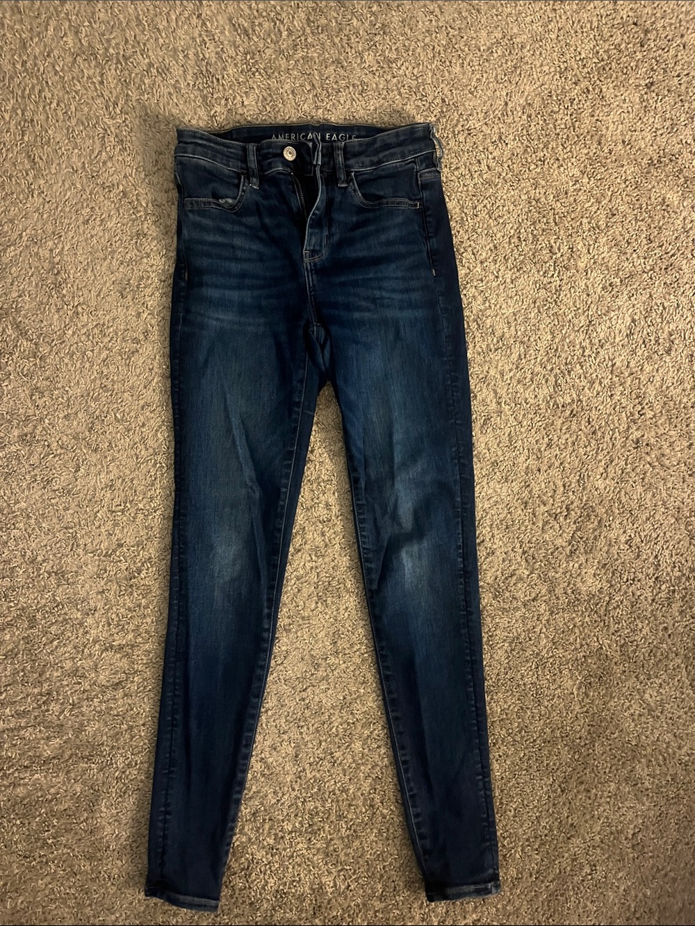 American Eagle Outfitters Women's Dark Wash High-Rise Jegging